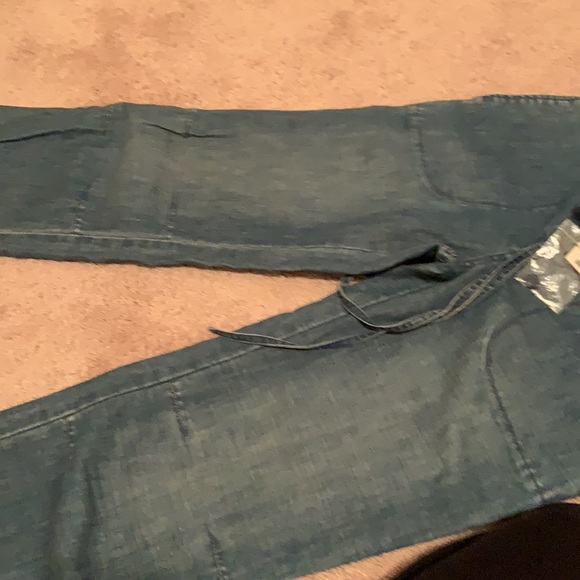 Drawstring light denim jeans - Picture 4 of 7